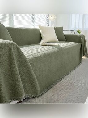 Slashop Cozy Winter Style Sofa/Couch Cover 180”x340”